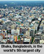 Dhaka - world's 5th largest city
