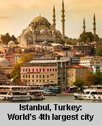 Istanbul - world's 4th largest city