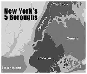 New York City 5 boroughs
