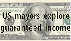 US mayors guaranteed income